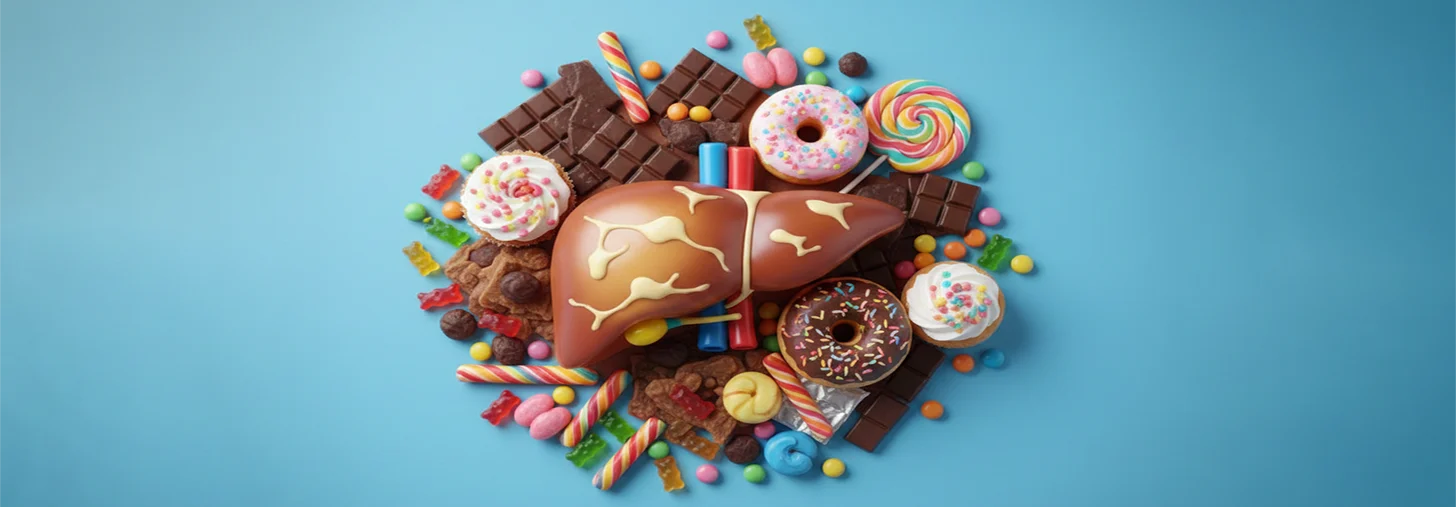 تاثیر مصرف قند بر کبد چرب