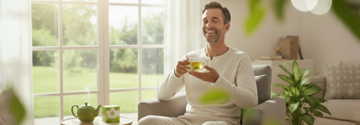 رفع یبوست با چای سبز