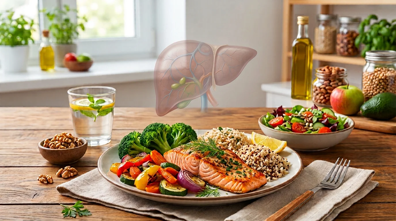 رژیم غذایی کبد چرب