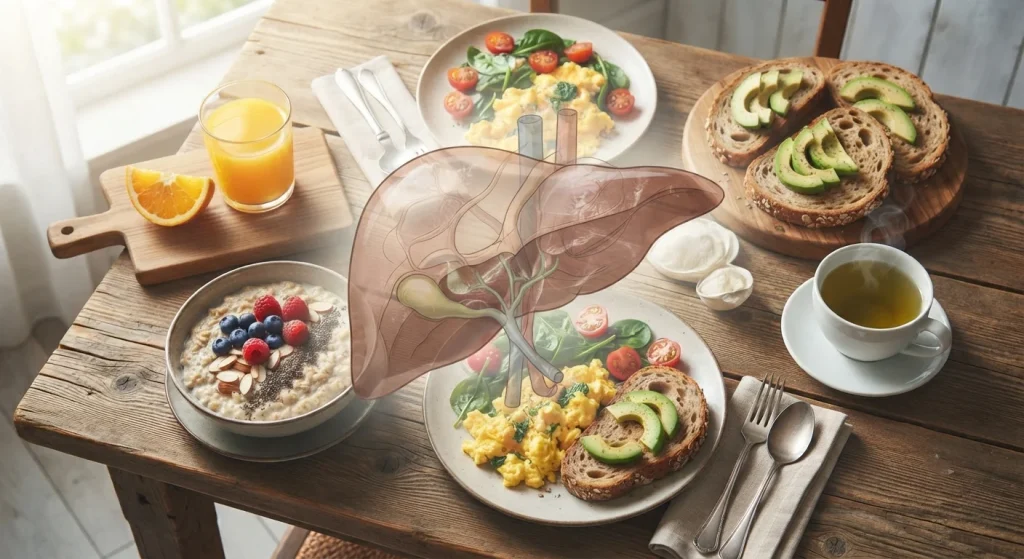 صبحانه برای کبد چرب