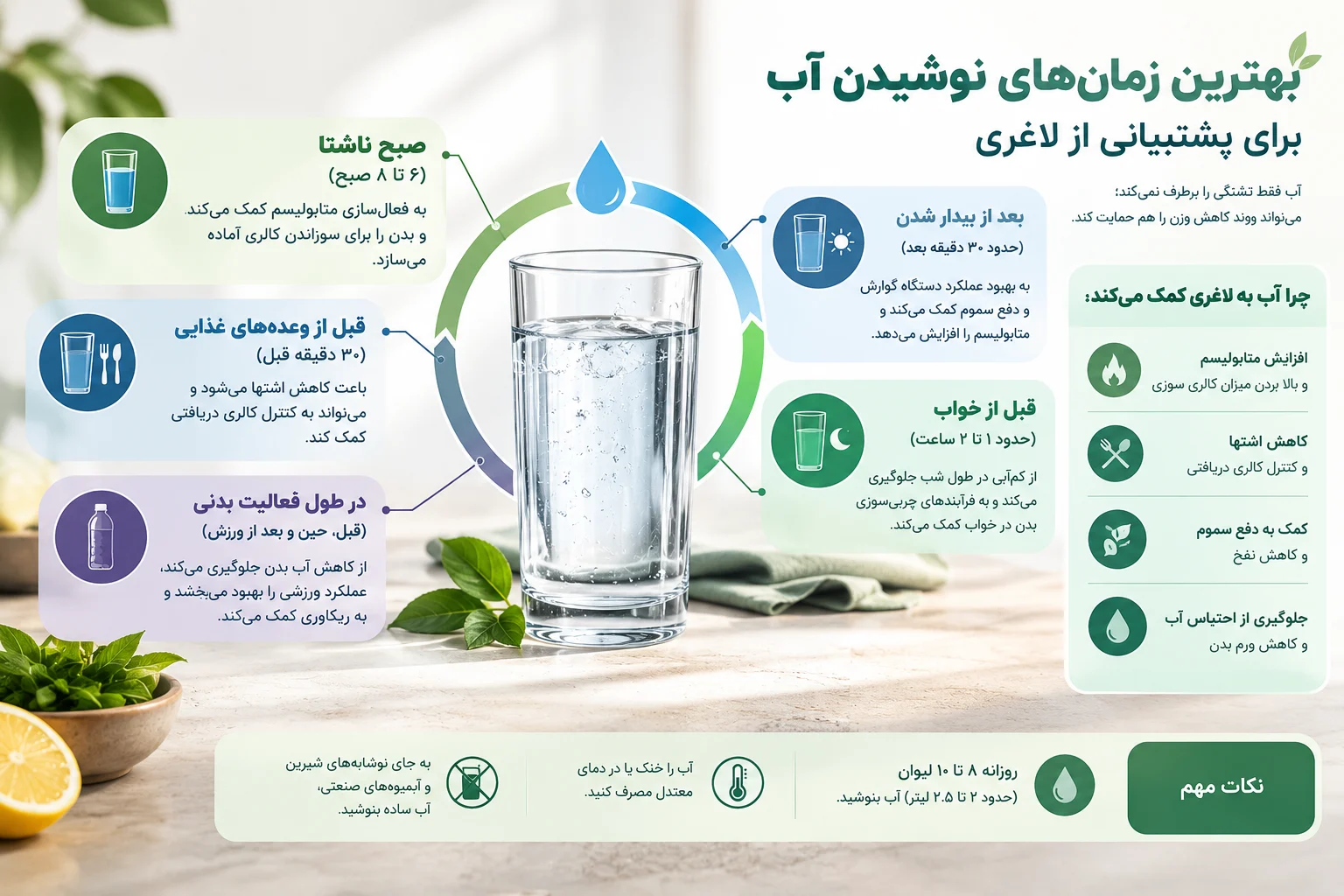 آب و لاغری