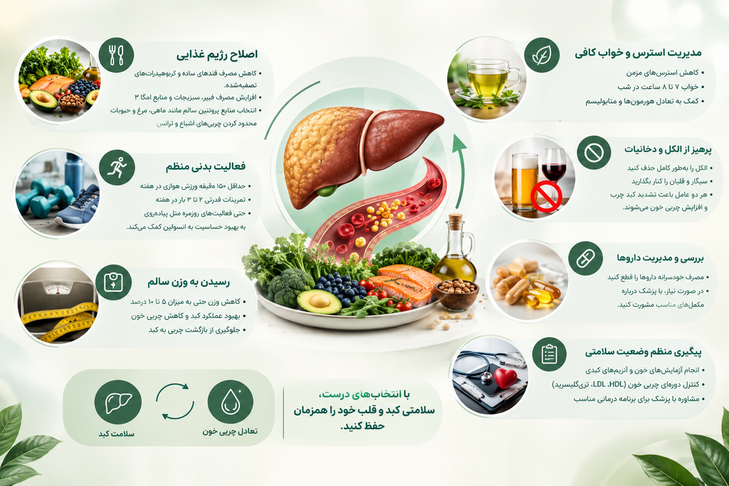 کبد چرب و چربی خون