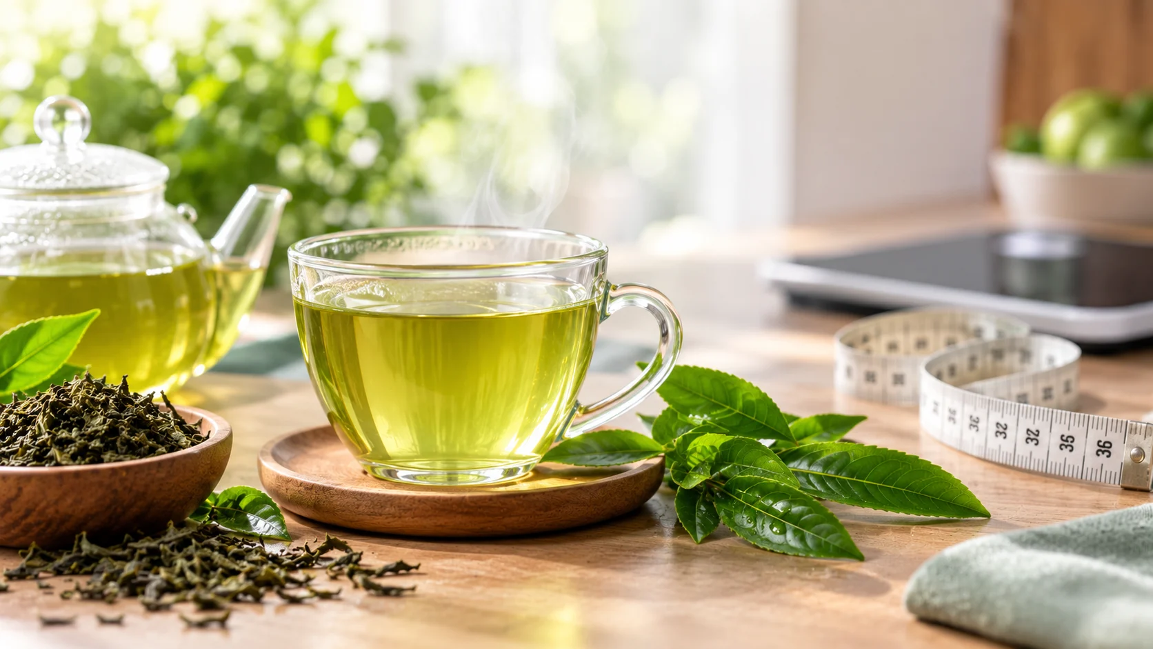 چای سبز و لاغری