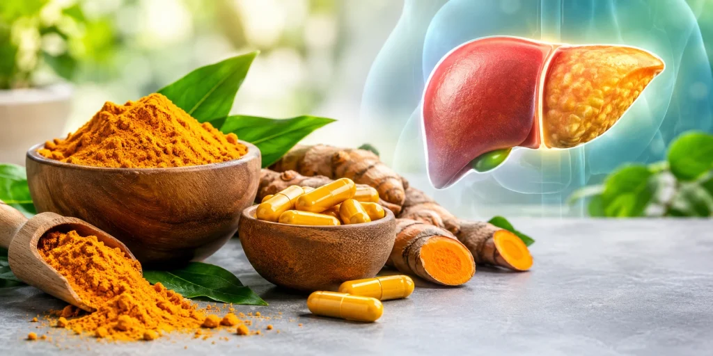 زردچوبه و کورکومین برای کبد چرب